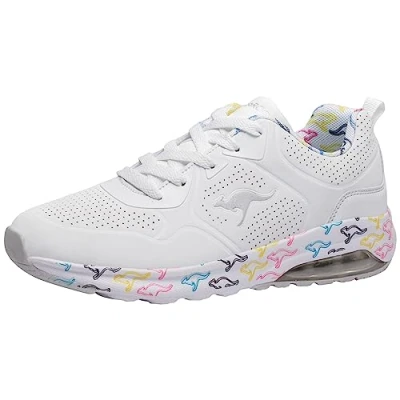 Image of KangaROOS Unisex K Air Ora Sneaker, White/Multi, 10 UK