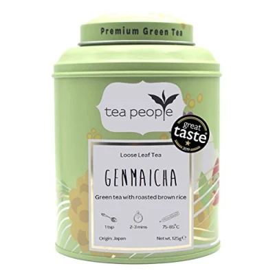 Image of Tea People Genmaicha Popcorn Loose Caddy 125g