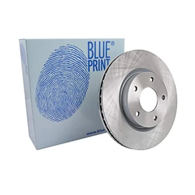 Image of 402061KA2A, 402061KA3A, 402061KA3B, 402063ST0A Brake disc BLUE PRINT ADN143152 Front Axle 280mm 24mm 5 Hole 114mm internally vented Coated