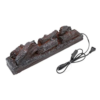 Image of Electric Fireplace Simulation Charcoal Fake Firewood Bonfire Shoot Props Craft