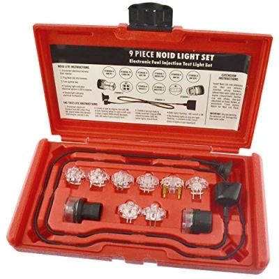 Image of AB Tools 9pc Electronic Fuel Injection Test Signal Noid Light For Petrol AN029