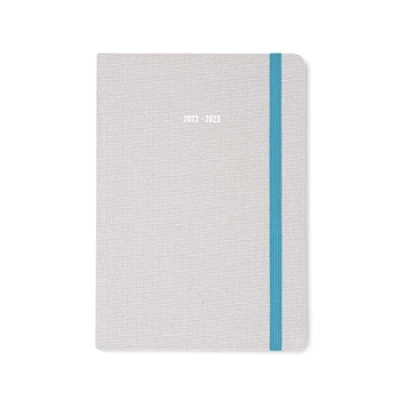 Image of Letts of London Raw A5 Academic 2022/2023 Week to View Diary Grey