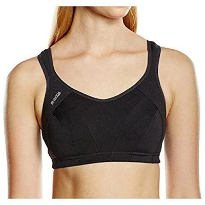 Image of Shock Absorber Womens Active High Impact Multi Sports Bra Black Size 32E