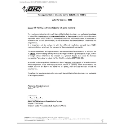 Image of BIC Velleda 1701 Markers (Green, Plastic)