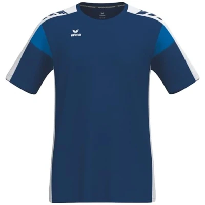 Image of Erima Men&#039;s Celebrate 125 Functional T Shirt (1082507), New Navy/White, XXL