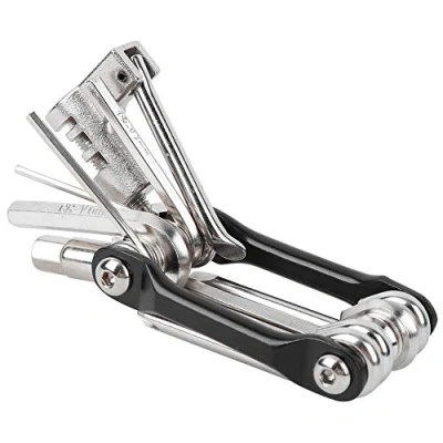 Image of Bike Multi Tool, T25 Portable Stainless Steel Bicycle Maintenance Hand Tools Universal Folding Kit, for Tools, Various Parts Removal and Installation