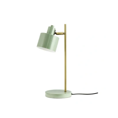 Image of Dyberg Larsen Ocean table lamp, olive, height 43 cm, metal