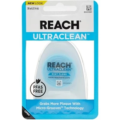 Image of Listerine Ultraclean Mint Floss 30 Yards (Pack of 2)