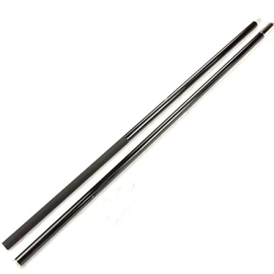 Image of Jonny 8 Ball 57 Inch Black Carbon 2pc SLIM LINE Snooker cue REST Stick &amp; Head Easy to transport, can put in a case with