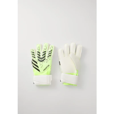 Image of adidas Performance Predator Match Fingersave Unisex Goalkeeping gloves, Size: 7, Lucid lemon/white/black