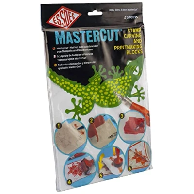 Image of Essdee MasterCut Carving Block, Rubber, White, 300x200