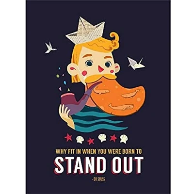 Image of Wee Blue Coo Sailor Boy Stand Out Wall Art Print
