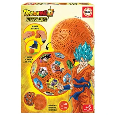 Image of Educa 19371 Dragon Ball Puzzle 3D, Assorted