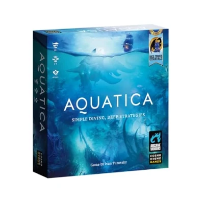Image of Cosmo Drome Games Aquatica Board Game 1 to 4 Players Ages 12+ 30 60 Minutes Playing Time