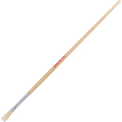 Image of 5x Kennedy Flat Fitch Brush, Natural Bristle, No.4