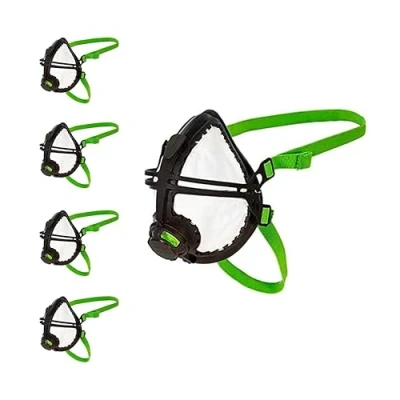 Image of Stealth Lite Pro FFP3 face Masks UK Certified Dust mask. 99.99% particle filtration, air filter reusable Mask 7 day use per Construction, Woodworking, DIY and Welding