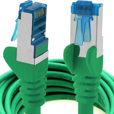 Image of 1aTTack.de 1 X 7,5 M CAT6a Ethernet Network Patch cable 10000 Mbit s SFTP PIMF 500 MHz green