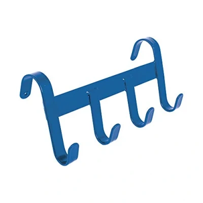 Image of Perry Equestrian Stable Handy Hanger Four Hooks Seven Colours (Blue)