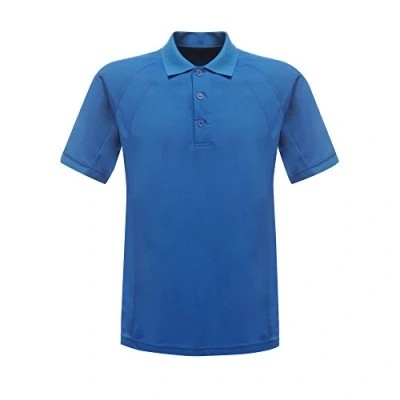 Image of Regatta Men&#039;s UTRG2161_18 Regular Fit Plain Polo Short Sleeve Shirt, Blue (Oxford Blue), XXX Large