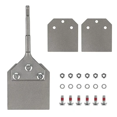 Image of SDS Plus Floor Scraper Set 250mm x 100mm Spatula Chisel Thinset Tool with 2 Replacement Blades for Removing Tile Adhesive, PVC Tiles and Mortar etc.