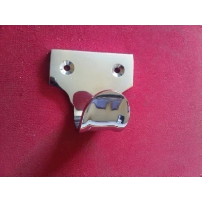 Image of Solid Chrome Plated Brass Sash Window Pull Lift Lifting Handle 2&quot; Inch