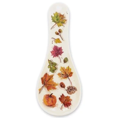 Image of Autumn Leaves Design Melamine Spoon Rest