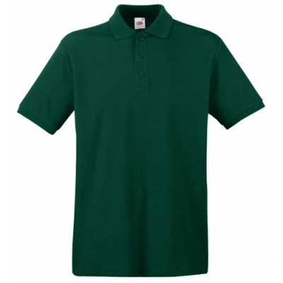 Image of Fruit of The Loom Men&#039;s Polo Shirt Green XX Large