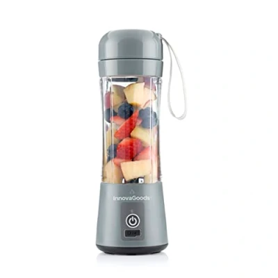 Image of InnovaGoods® Portable Blender 380ml Capacity 17000RPM Ideal for Smoothie Maker, Detox, Natural Juices and Smoothies