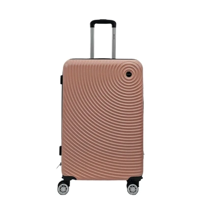 Image of Rose Gold Medium Check in Suitcase 72 x 47 25 cm Hard Shell Luggage Case