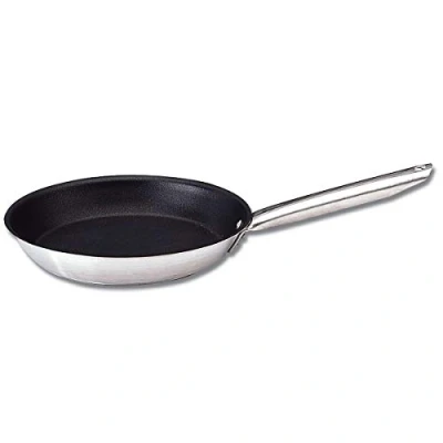 Image of Matfer Bourgeat Tradition Stainless Steel Non Stick Frying Pan 11cm
