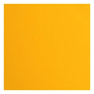 Image of Florence Cardstock Textured Coloured Card Making Supplies 12 x inch Orange 20 Sheets Paper for Scrapbooking, Making, Die Cutting and Crafts 216 GSM Saffron