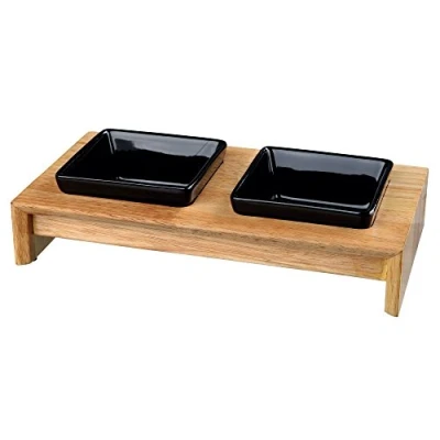 Image of Trixie Bowl Set, Ceramic/Wood