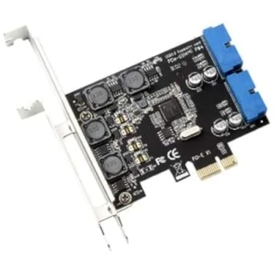 Image of PCI E X1 to 2 Ports 19 Pin USB 3.0 Header Express Dual 20 Card