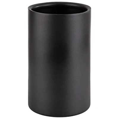 Image of APS 36127 Double Walled Bottle Cooler for Bottles with Maximum Diameter 10 cm Black/Outer 12 Height 20