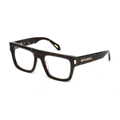 Image of Just Cavalli Unisex VJC120 722 Vista frames Acetate Havana Squared