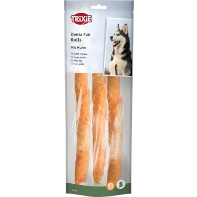 Image of Trixie 31326 Denta Fun Chicken Chewing Rolls, 28 cm, 3 Pieces/250 g