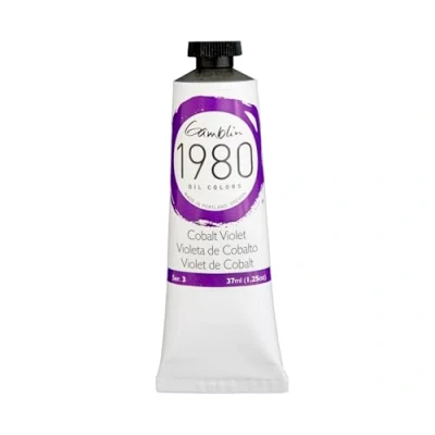 Image of Gamblin 1980 Oil Cobalt Violet Ag 37Ml