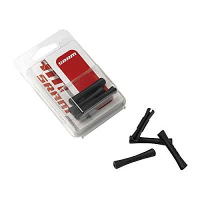 Image of Sram 00.7915.051.010 Outer Cable Frame Protector Rubber, Black (Pack of 4)