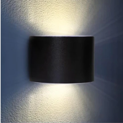 Image of Proxinova Solar Up &amp; Down Wall Light, Lights Outdoor Garden Wall, Waterproof Steel Fence Wireless Garden, Easy Fit, Patio, Terrace, Frontdoor
