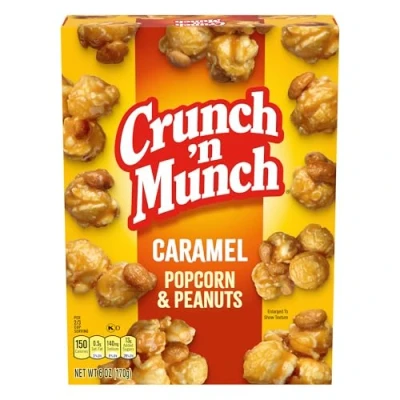 Image of Crunch n Munch Caramel Popcorn With Peanuts 170g