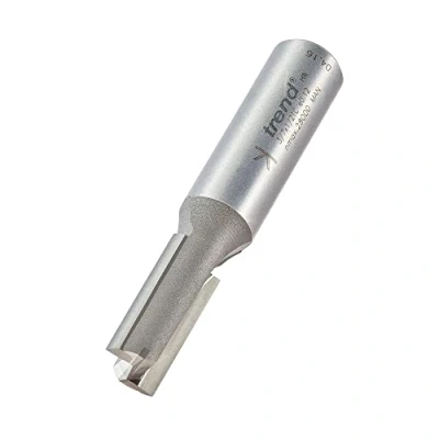 Image of Trend Professional Straight Two Flute Router Cutter, 1/2 Inch Shank, 11mm Cut Diameter, Tungsten Carbide Tipped, 3/7X1/2TC