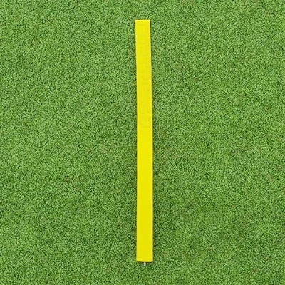 Image of FORTRESS Flexi Cricket Stumps [Build Your Own] Training Equipment Suitable for Bowling &amp; Fielding Drills (Full Size Stump (Yellow))