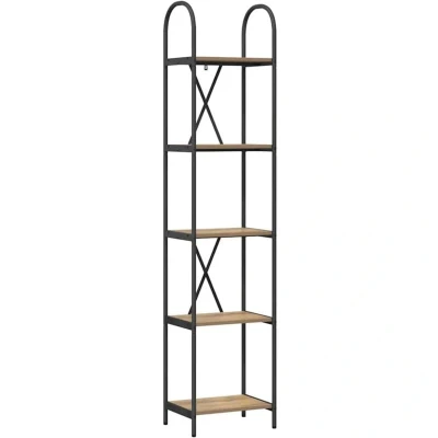 Image of vidaXL Bookshelf Artisan oak 40 x 30 183 cm Engineered wood