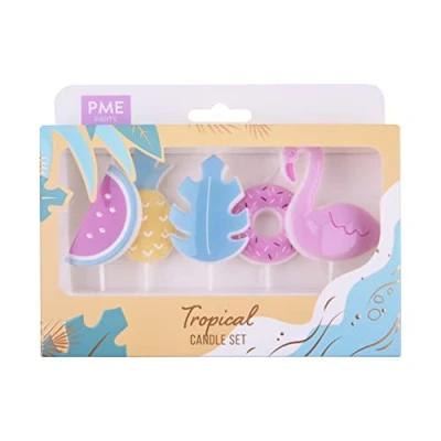 Image of PME Tropical Party Pick Candles, Pack of 5
