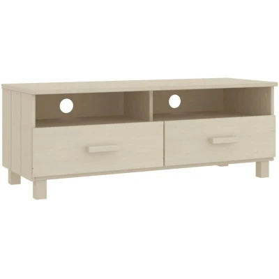 Image of vidaXL TV Cabinet HAMAR Honey Brown 106x40x40 cm Solid Wood Pine