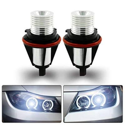 Image of Angel Eyes Halo Ring Bulbs,Maso Led Day Time Lighting Error Free for E39 E87 E60 E63 E65 E66 E53 Xenon White