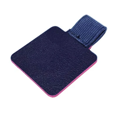 Image of Navy Blue Pen Loop Holder Self Adhesive Elastic Pencil Faux Leather Stylus Universal Fit for Notebooks Diaries Tablets Calendars Planner Journals Phones Clipboards (Navy Blue)