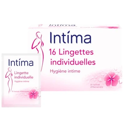Image of Intima Witch Hazel wipes 2 packs of 16