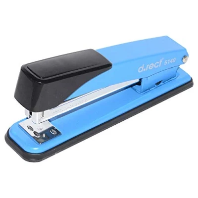 Image of D.RECT 5140 Stapler Ergonomic Metal Case 50 Sheets Paper Perfect for Office or Home Ideal Organizing Documents