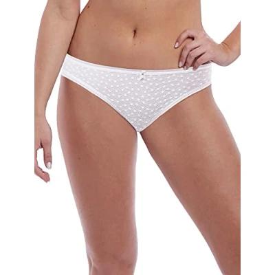 Image of Freya Women&#039;s Starlight Brazilian Thong Panties, White, XS